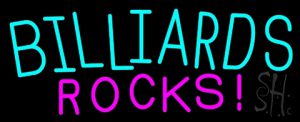 Billiards Rocks Neon Sign