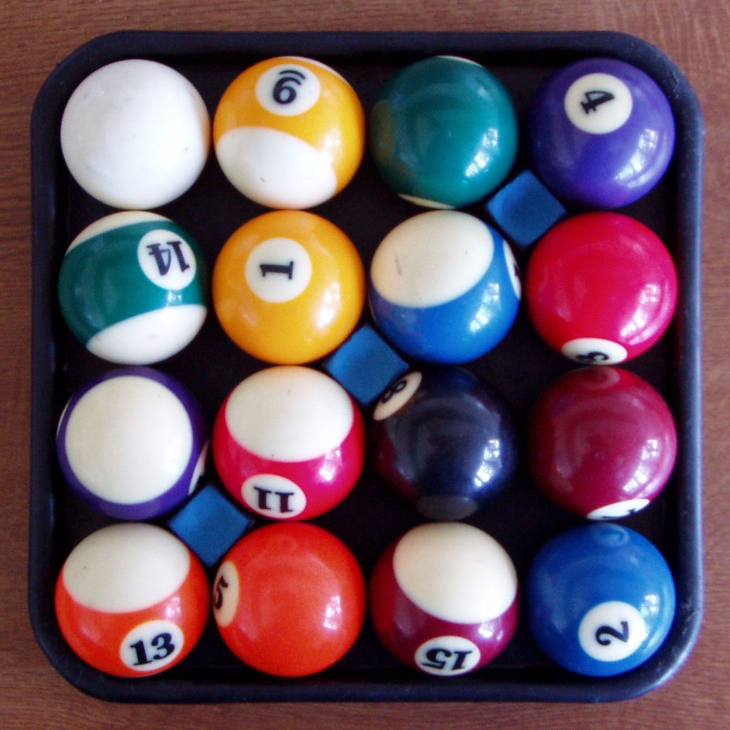 Pool Billiard Balls