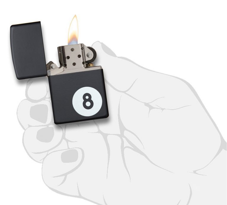 Zippo Eight Ball Lighter THE BILLIARDS GUY