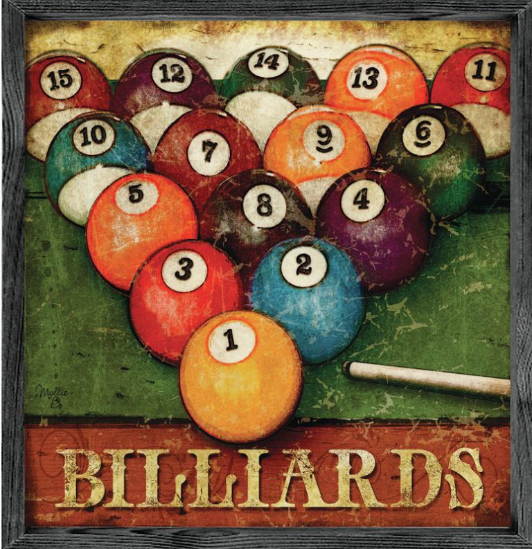 Billiards Wall Art 2 - THE BILLIARDS GUY