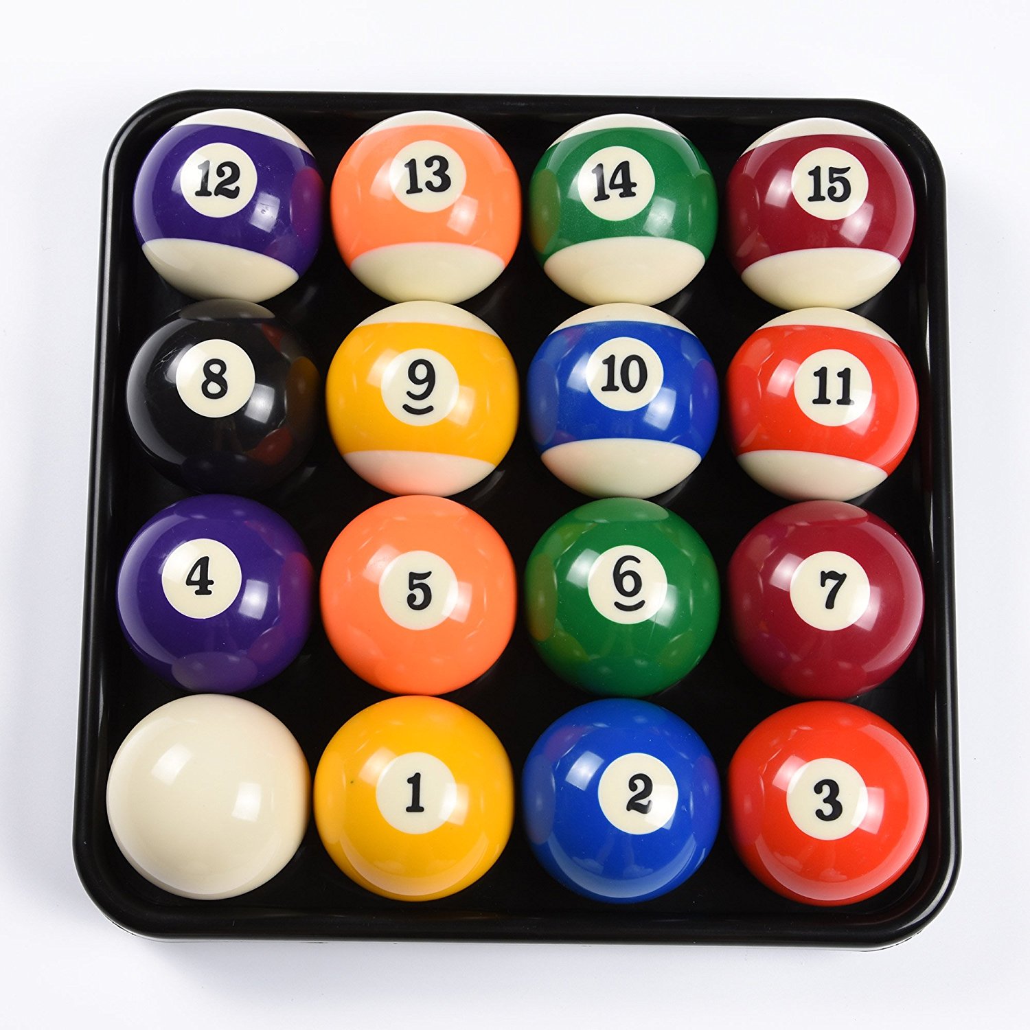Billiards Balls With Tray